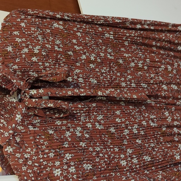 MAX STUDIO floral blouse M cute - Picture 9 of 9